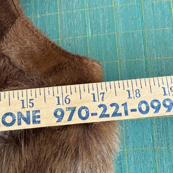 RLZ Rachel Zoe Faux Fur Women's Sleeveless Vest sz XS Hook-Eye Closure Lined - Picture 5 of 6